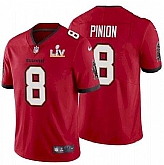 Nike Men & Women & Youth Buccaneers 8 Bradley Pinion Red 2021 Super Bowl LV Vapor Untouchable Limited Jersey,baseball caps,new era cap wholesale,wholesale hats